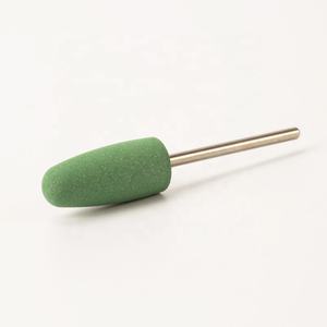 لُقَم تلميع الأسنان من السيليكون والمطاط الأخضر لرأس الشجرة المدببة مقاس 3/32 بوصة لمثقاب الأظافر - Product Image 2