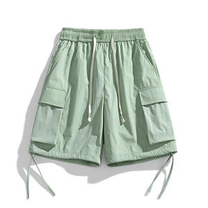 Shorts de course pour hommes en polyester 100% de haute qualité, taille mi-haute, séchage rapide, respirant, style décontracté, élastique, vente en gros - Product Image 5