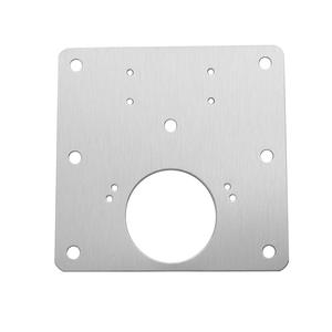 Plaque de fixation de porte d'armoire en acier inoxydable moderne, épaisse, pour la réparation des charnières, accessoire de charnière de placard, durable, facile, marque GQK - Product Image 4