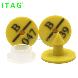 Etichetta di identificazione con coniglio animale con etichetta auricolare con segno auricolare di maiale rotondo in plastica con marchio auricolare con numero - Product Image 5