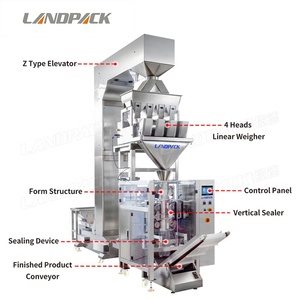 Machine d'emballage entièrement automatique à 4 têtes pour <span class=keywords><strong>sucre</strong></span> blanc, farine <span class=keywords><strong>de</strong></span> céréales et pain effiloché - Product Image 4