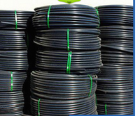 Tuyaux d'irrigation et de drainage flexibles en HDPE durables 90mm 75mm 110mm 2" 3" 4" Pn10