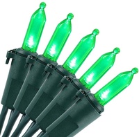 Kunden spezifische 21ft LED Mini Festoon Light Set Outdoor Weihnachts beleuchtung Strand Kunden spezifische Weihnachts dekorationen