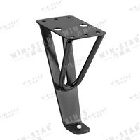 WINSTAR Langlebige Qualitäts-Möbelfüße Schräge Goldene Eisenguss Moderne Sofa- und Bettbeine
