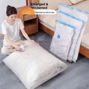 Sac de compression sous vide transparent pour le voyage avec pompe manuelle pour organiser les vêtements et la literie - Product Image 2