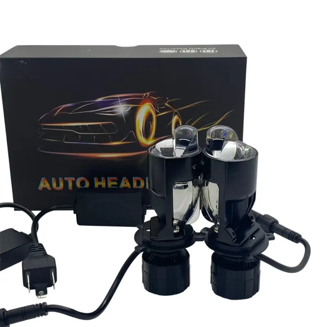 Bi-led Projector Lens 60W H4 Mini Projector LED Headlights