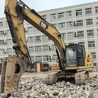 Excavatrice sur chenilles hydraulique de 20 tonnes, modèle 2019, d'occasion, avec moteur et hydraulique KYB de haute qualité