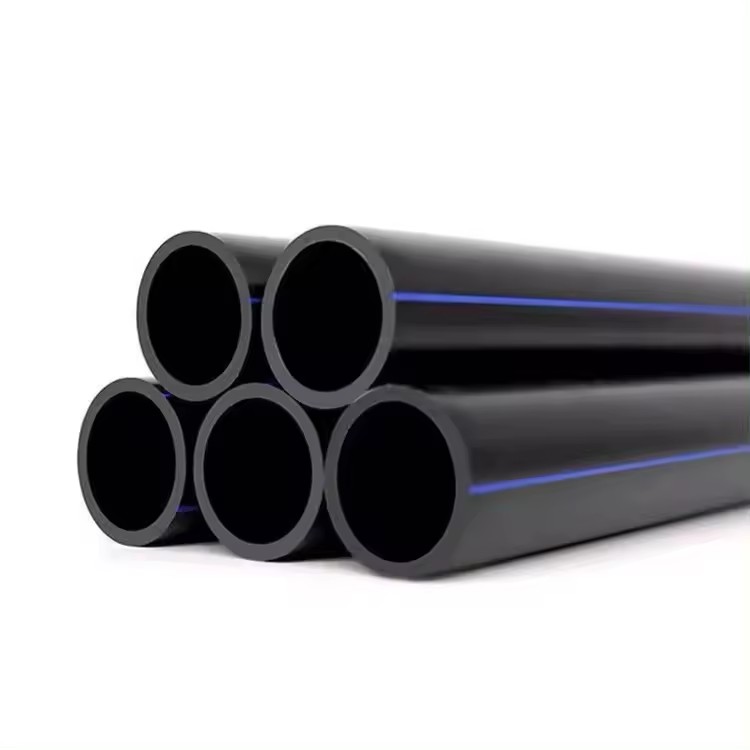 Большой диаметр 600 мм 710 мм HDPE водопроводная труба Прочный 6 мм толщиной полиэтиленовые пластиковые трубы для дренажа и орошения