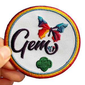 Appliques brodées personnalisées en tissu non tissé, patchs de <span class=keywords><strong>réparation</strong></span> pour vêtements - Product Image 1