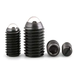 OEM Customized Ball spring plungers GN 614-6-NI GN 615 M3 M4 M5 M6 M8 M10 stainless steel Round Press Fit smooth spring plungers