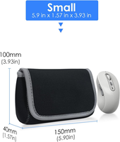 Pochette de rangement compacte pour accessoires électroniques, sac de voyage pour chargeur d'ordinateur portable, câble, batterie externe, souris, accessoires électroniques, étui de transport