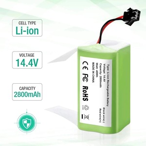 Batería recargable 14,4 V 2600mAh 2800 3000MAH 3500ma Piezas de robot para aspiradora <span class=keywords><strong>Conga</strong></span> Excellence 950 990 1090 1790 1990 - Product Image 6