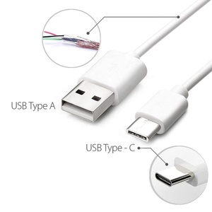 1.5m PVC 2A USB <strong>Type</strong> <strong>c</strong> <strong>Fast</strong> Charging Data Cable Android <strong>Charger</strong> Black White - Product Image 3