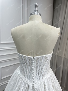 Mới nhất thiết kế váy cưới ren vải làm bóng áo choàng cô dâu thời trang áo 2026 - Product Image 5