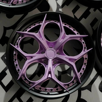 Nouvelles jantes en alliage forgé sur mesure en 2 parties, 18-23 pouces, 5x112/114.3/120 PCD pour Audi Mercedes - Concaves, revêtement poudré, sur mesure pour la course