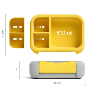 Wholesale Customized Leak-proof Heatable Stainless Steel School Kids <b>Lunch</b> <b>Box</b> Set BPA Free 3 Compartments Cute Bento <b>Tiffin</b> <b>Box</b> - Product Image 3