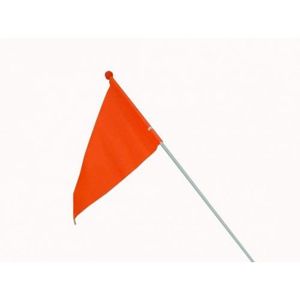 ธงเตือนความเร็ว 96x120 ซม. สีแดง ป้ายเตือนความปลอดภัยจราจร - Product Image 1