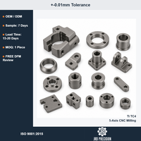 Services de fraisage CNC sur mesure, pièces de précision de qualité médicale, fournisseur OEM, précision 0,01 mm, ISO 9001, pour titane TC4, pour usinage