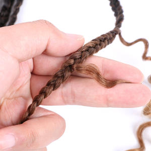 Chaud bas prix Boho Box tresses Crochet cheveux 14/20 pouces Extensions synthétiques avec extrémités bouclées, Style déesse bohème pour les femmes - Product Image 4
