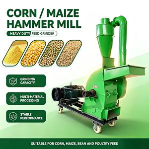 Molino de Maíz Multifuncional, Pulverizador de Granos Comercial con Motor de 380V, Molinillo de Granos para Procesamiento de Alimentos - Product Image 2