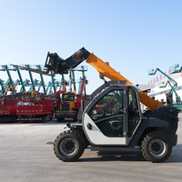 Nouvelle Chargeuse sur pneus télescopique diesel Jiubang, capacité 2,5t, hauteur de levage 6m, moteur Yunnei 55kW, transmission 4x4, garantie 1 an