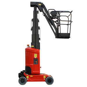 Plataforma Elevadora Móvil Eléctrica Hidráulica con Ruedas y Motor, Altura <span class=keywords><strong>de</strong></span> Elevación <span class=keywords><strong>de</strong></span> 11.2 m, Capacidad <span class=keywords><strong>de</strong></span> 200 kg para Uso <span class=keywords><strong>en</strong></span> Construcción - Product Image 5