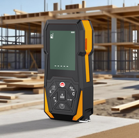 Télémètre laser numérique portable avec écran rétroéclairé, outil de mesure de distance laser