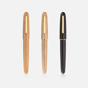 Pluma estilográfica de madera con logotipo personalizado de fabricación Shanghai Jinhao 9036 para negocios - Product Image 1