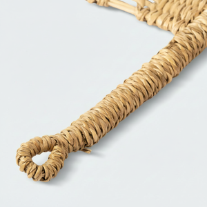 Ensemble de 3 décorations murales en forme d'arche de bohème en rotin fait à la main écologique panier/vase mural pour décoration de maison de luxe - Product Image 1