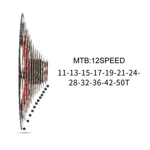 Cassette de vélo de montagne Bolany 12 vitesses 11-50T 11-52T en alliage, composant de transmission pour vélo - Product Image 4