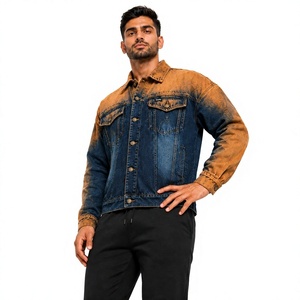 Veste en jean pour homme en gros, personnalisable avec logo, en denim de coton premium, style décontracté, coupe ajustée, mode vintage - Product Image 1