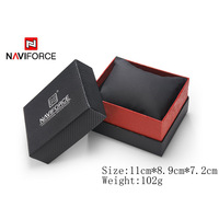 Boîte à montre Naviforce, boîte de vente au détail, boîtes originales, ensemble de montres Naviforce, emballage en papier, emballage cadeau de luxe