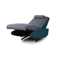 Fauteuil inclinable électrique avec assistance à la levée, canapé pour personnes âgées, tissu bicolore, fauteuil de relaxation pour la maison