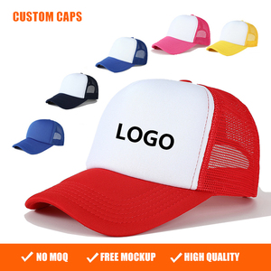 Trình điều khiển hat đa năng tùy chỉnh thăng hoa in ấn quảng cáo hat 5 Bảng điều chỉnh phổ biến miếng bọt biển lưới Mũ bóng chày tùy chỉnh foamtrucker mũ - Product Image 1