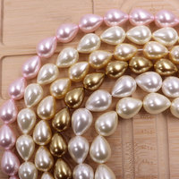 1 brin à vendre, perles en forme de larme personnalisées en usine, perles en vrac pour la fabrication de bijoux