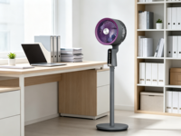 Ventilateur de circulation d'air pour grille de 255mm, 32 vitesses, moteur sans balais DC, ventilateur silencieux pour chambre à coucher, bureau, ventilation intérieure
