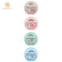 Étui à lentilles de contact personnalisé à motif de dessin animé avec fenêtre de visualisation, accessoire de voyage pour le soin des lunettes, emballage