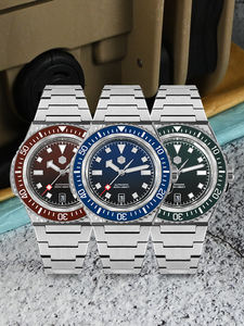 Reloj de Buceo <span class=keywords><strong>San</strong></span> <span class=keywords><strong>Martin</strong></span> de 41 mm para Hombre con Caja Integrada, Movimiento Mecánico Automático NH35, Diseño Original, 200 m de Resistencia al Agua, Cristal de Zafiro SN0146 - Product Image 3