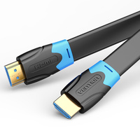 גבוהה באיכות 0.5m מצופה זהב 1080p כבל מחבר HD טלוויזיה hdmi נתונים כבל 4K18gbps hdmi כבל שטוח