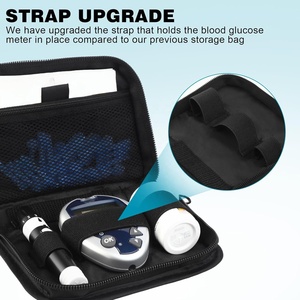 Bolsa de botiquín de primeros auxilios de emergencia personalizada, bolsa pequeña de almacenamiento médico, bolsa de viaje con cremallera para medicamentos, Mini herramienta para Diabetes - Product Image 3