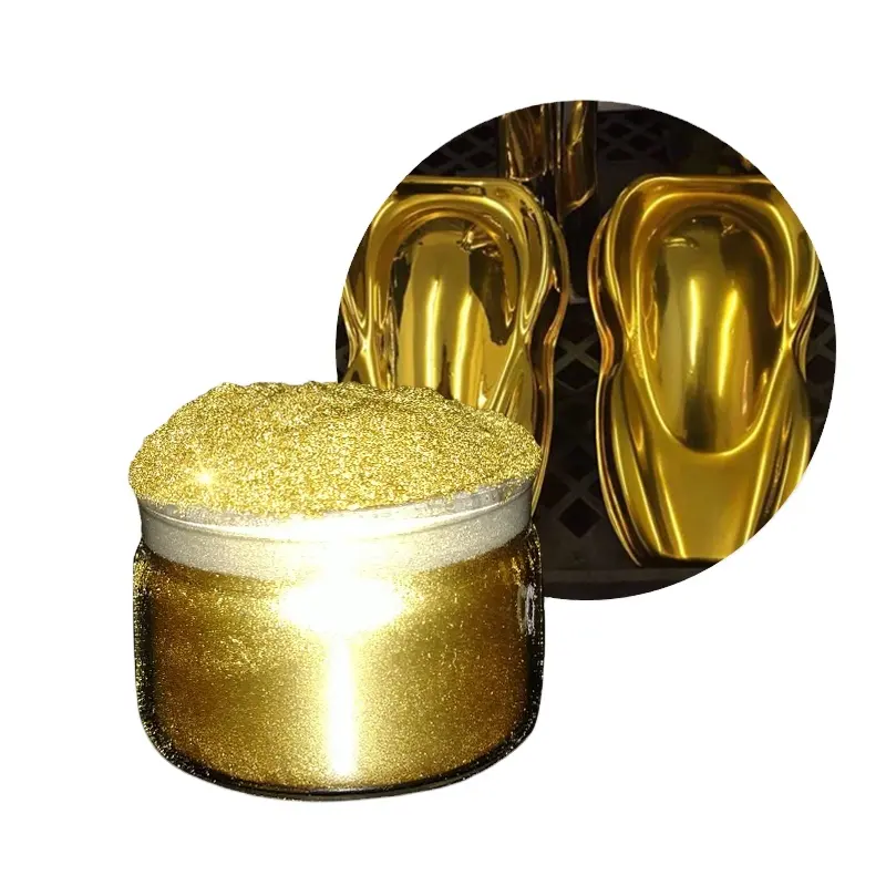 metallic paint manufacturers bronze powder Rich gold pale gold metallic powder coating