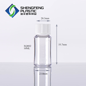 5ml 10ml PETG/Pet vuông phương tiện truyền thông Thuốc thử chai vít cap phòng thí nghiệm hàng tiêu dùng/dược phẩm chẩn đoán bao bì nhựa - Product Image 2