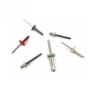 Rivets aveugles à tête ronde peints en couleur, rivets aveugles à tête ouverte, anodisés noirs, type lanterne - Product Image 1