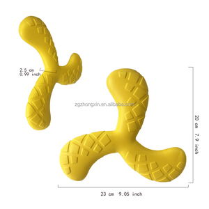 Jouet de dentition pour chiot en EVA, fléchettes flottantes interactives pour grands chiens, fléchettes triangulaires flottantes - Product Image 3