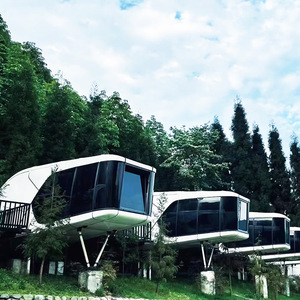 บ้านคอนเทนเนอร์ดีไซน์ทันสมัยสำหรับใช้ในโรงแรม พร้อมสไตล์แคปซูลอวกาศและวิวทิวทัศน์ - Product Image 1