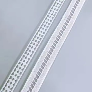 Exquisita tela de encaje suizo GPO de nailon de alta calidad con malla de poliéster, lujoso adorno de coral y elegante bordado nupcial - Product Image 2