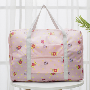 กระเป๋าใส่ผ้านวมและเก็บเสื้อผ้าสำหรับผู้หญิงผู้ชายกระเป๋าพับได้พิมพ์ลายแบบเต็มรูปแบบเดินทางได้เป็นมิตรกับสิ่งแวดล้อม - Product Image 4