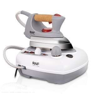 Fer à repasser <span class=keywords><strong>vapeur</strong></span> domestique RAF, réglementation européenne, super puissance 2000W, plaque inférieure en aluminium poli, repassage des vêtements R1254 - Product Image 3