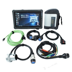 Outil de diagnostic multiplexeur MB STAR C4 SD Connect Compact C4 pour analyseur de moteur de voiture et de camion avec tablette F110 - Product Image 1