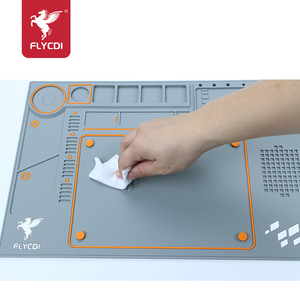 FLYCDI silikon lehimleme Mat masaüstü telefon tamir Pad bakım platformu için el aletleri telefon onarım - Product Image 4